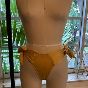 Gold Bikini Bottoms
